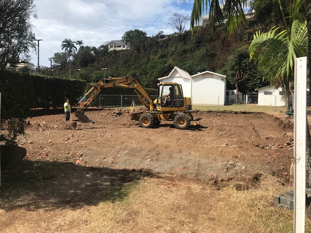 construction du padel au botc